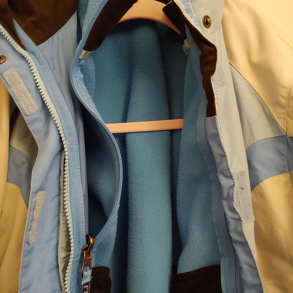 L.L. Bean Womens Blue 3 in-1Jacket Multiple pockets Medium. - Picture 11 of 14